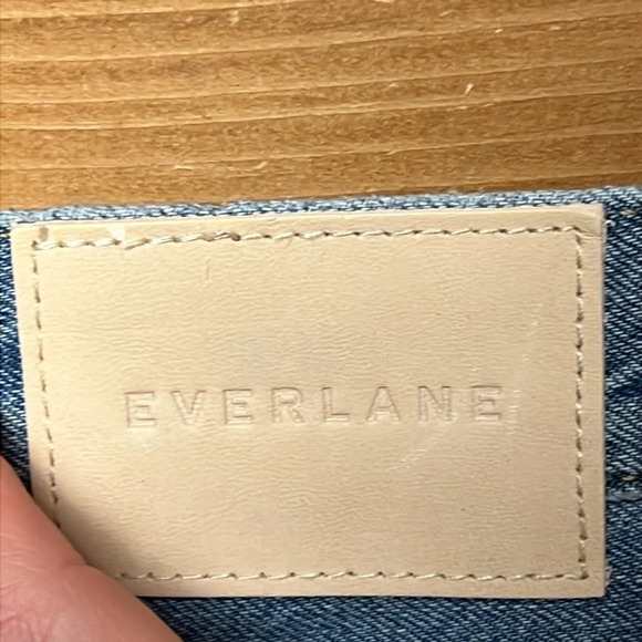 Everlane The Super Soft Relaxed Jean Women 31R Denim Organic Cotton Straight Leg - Picture 6 of 10